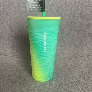 Starbucks 2025 Summer Neon Green Color-Change Cup — 16oz — New with Tag